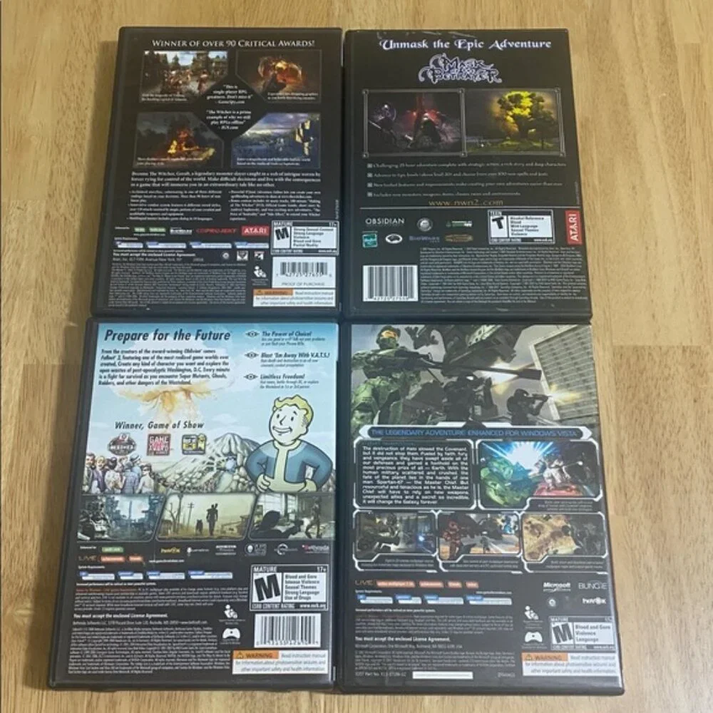 Lot of 17--VINTAGE PC Games